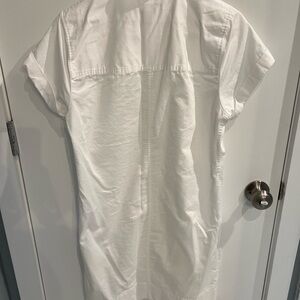 JCrew White Shirt Dress